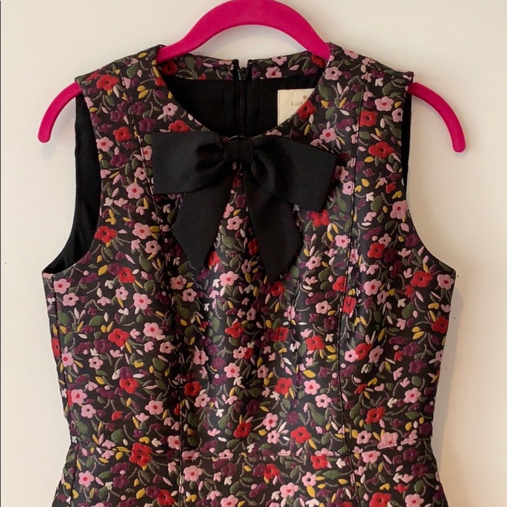 Kate Spade boho jacquard floral mini dress 2 - Picture 5 of 7